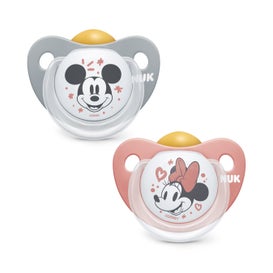 Nuk chupete Mickey Mouse anatómico tetina látex T-2 1ud