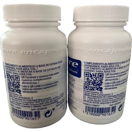 Pure Encapsulations Extracto de Arándanos 60vcaps