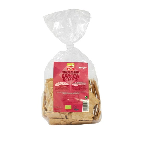 La Finestra Sul Cielo Mini Crackers Trigo Espelta Sésamo 250 g