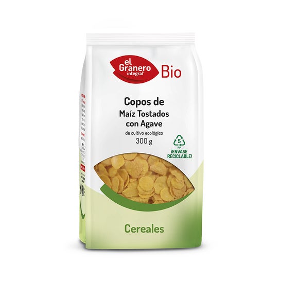 El granero Integral Copos Maiz Tostado C/Agave Bio 300 g