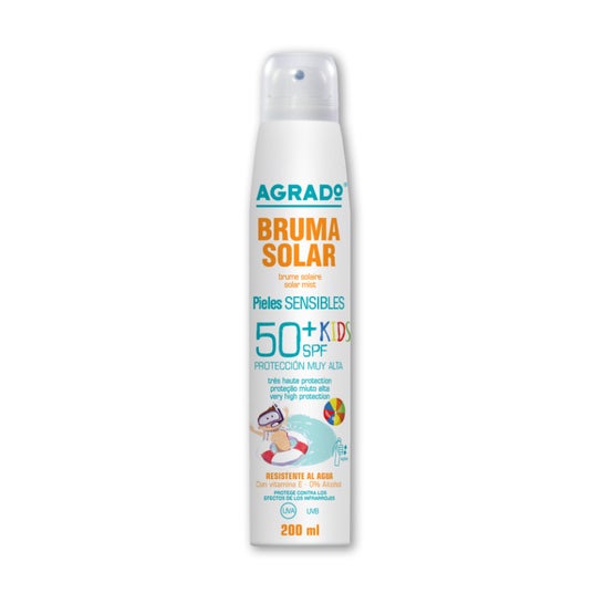 Agrado Bruma Seca Solar Spf50+Kids Sensible 200ml
