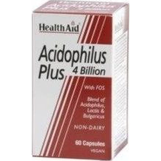 Health Aid Acidophilus Plus 4 Billones 60 Cáps.