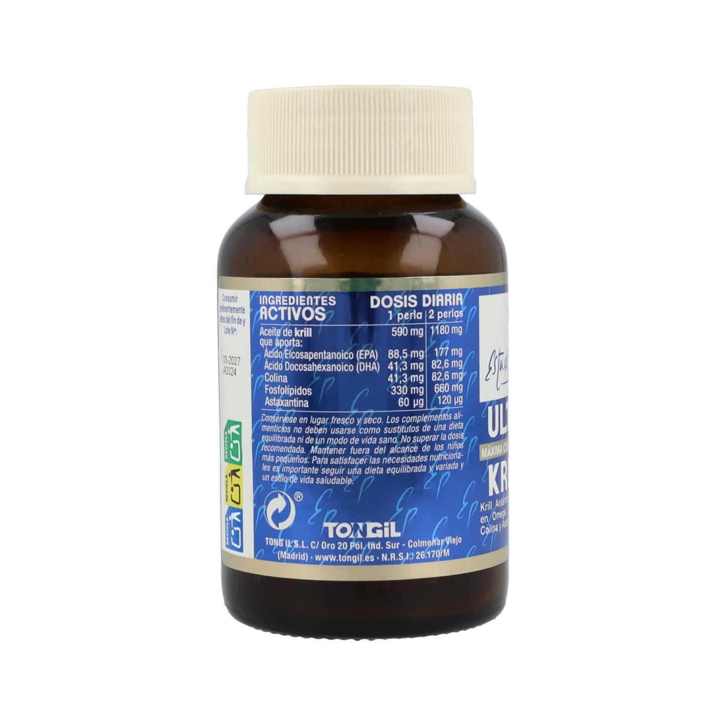 Tongil Estado Puro Ultra Krill 60 perlas