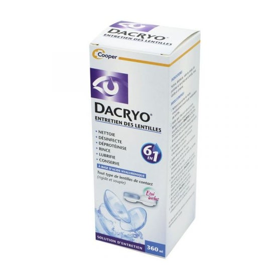 Dacryo 6en1 Cuidado de las Lentes 360ml