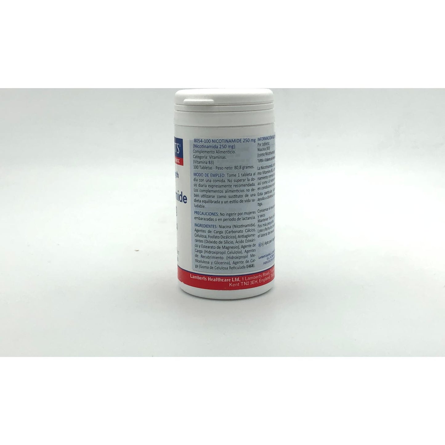 Lamberts Nicotinamida 250mg Vitamina B3