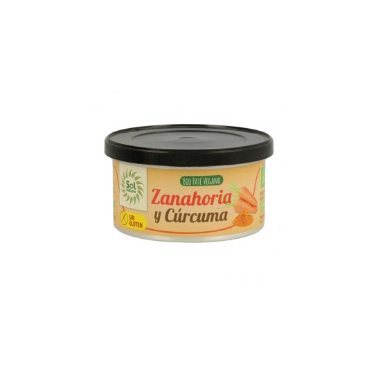 Solnatural Paté Zanahoria Cúrcuma Bio 125g