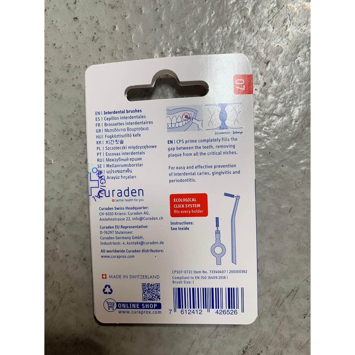 Curaprox Prime Refill CPS 0.7 8uds