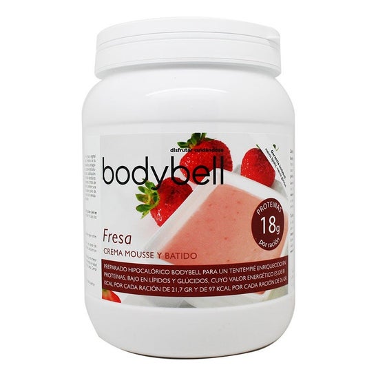 Bodybell Fresa Crema Mousse y Batido 450g