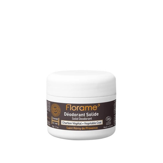 Florame Hombre Desodorante Sólido Carbón Vegetal 50g