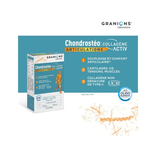 Granions Chondrosteo + Collagène Activ 30caps