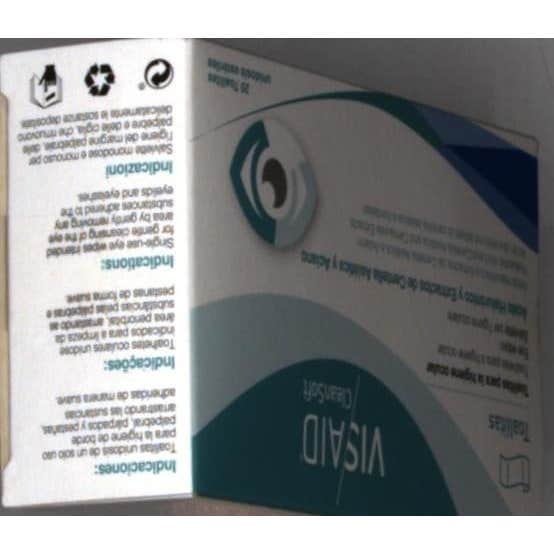 Visaid Clean Soft toallitas oftálmicas estériles 20uds