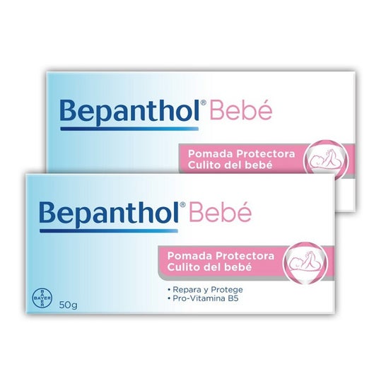 Bepanthol® Pomada Protectora Bebé 2x50g
