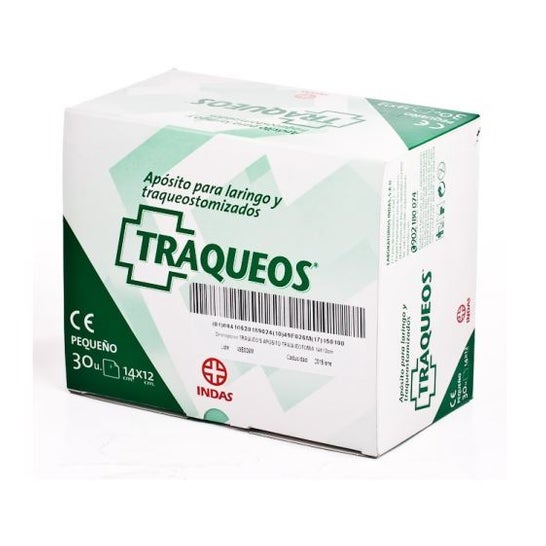 Indas Apósito Traqueos 14x12cm 30uds
