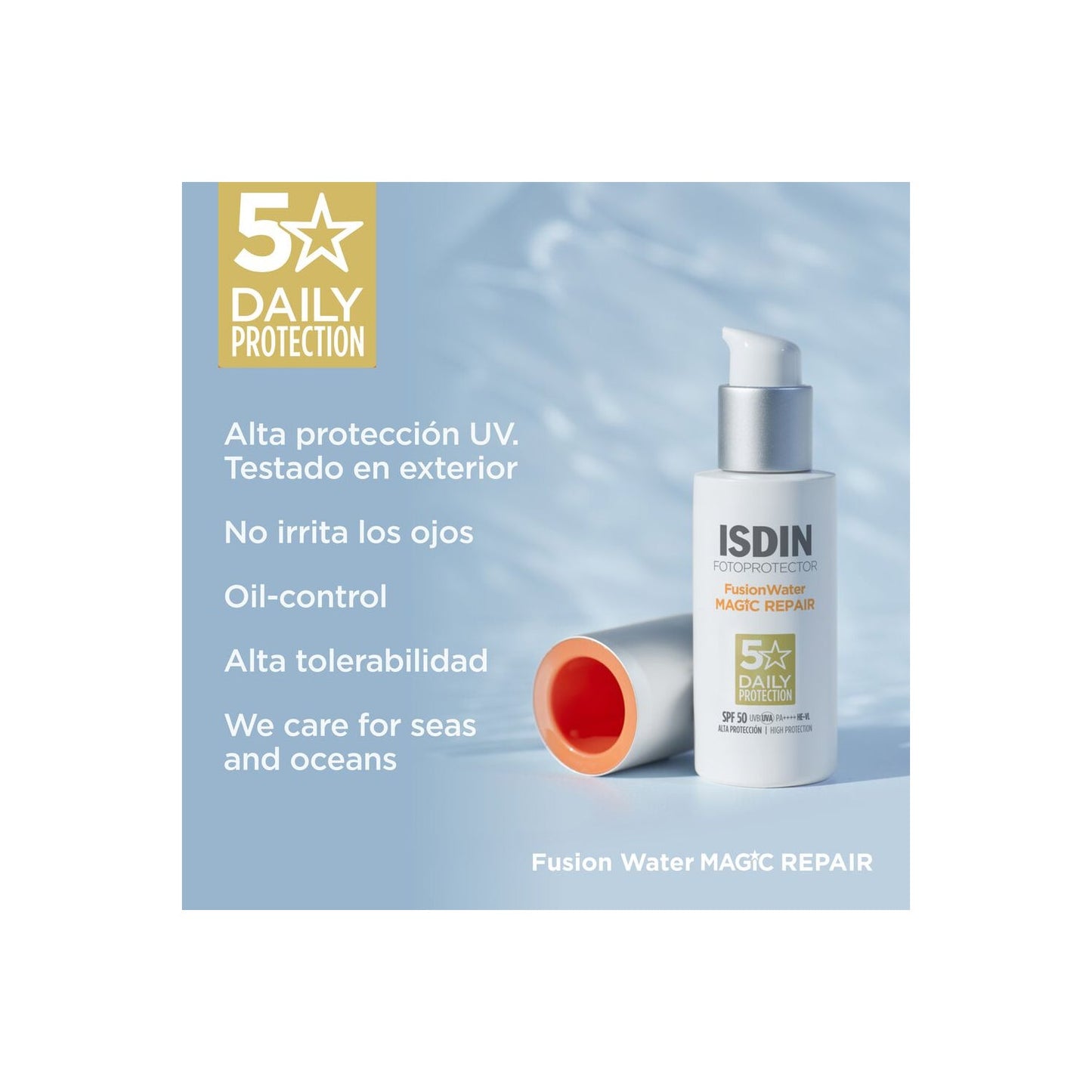 ISDIN Fotoprotector Fusion Water Magic Repair SPF50 50 ml