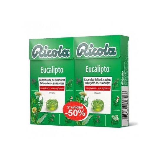 Ricola Caramelos Eucalipto Duplo 50 g