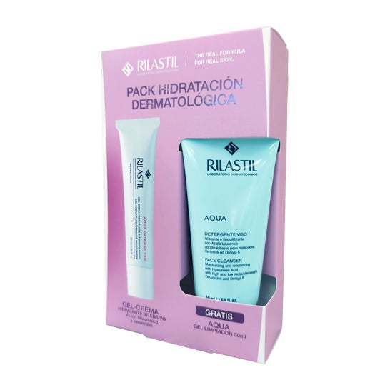 Rilastil Pack Aqua Intense 72h 40ml + Aqua Gel Limpiador 50ml