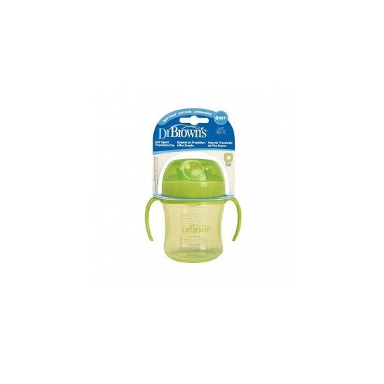 Dr Brown's taza principiante color verde 1ud