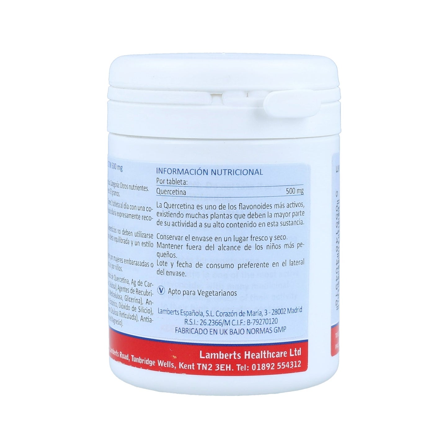 Lamberts Quercitina 500mg 60 Comp
