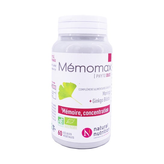 Natural Nutrition Mémomax 60 Perlas