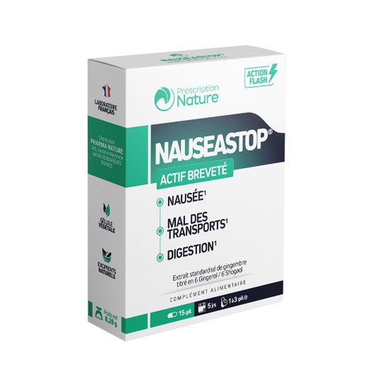 Prescription Nature Nauseastop 15 Perlas