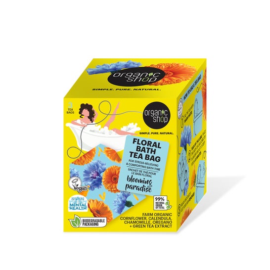 Organic Shop Té Baño Flores Blooming Paradise 3x50 g