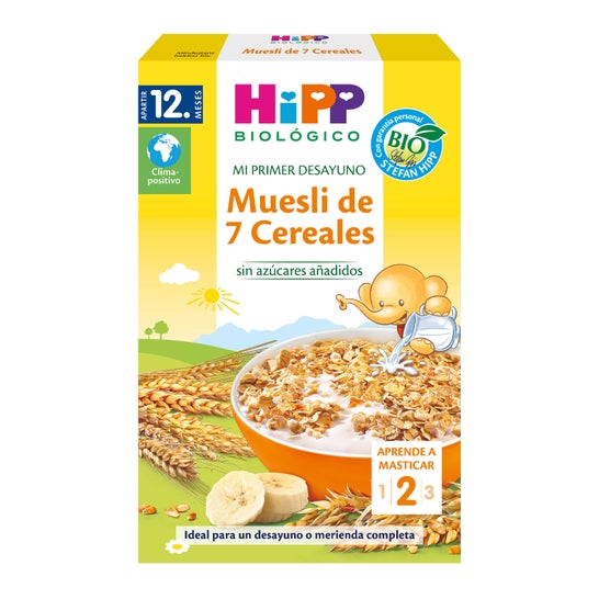 Hipp Kids Muesli 7 Cereales con Banana Refinada Bio 200 g