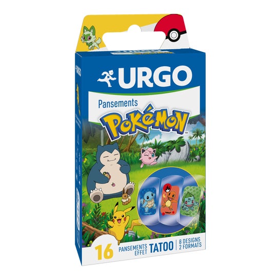Urgo Pokémon Tattoo 16 apósitos