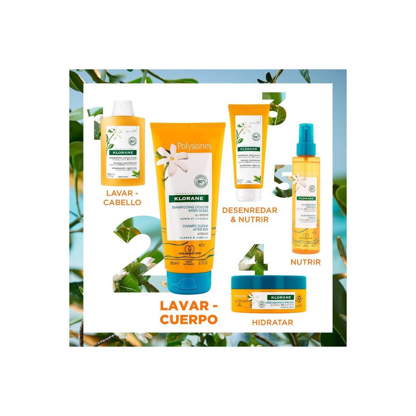 Klorane Champú Ducha After Sun 200ml