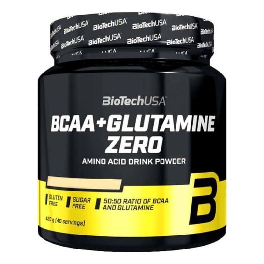 Biotech Suplemento BCAA + Glutamina Zero Té Durazno 480g
