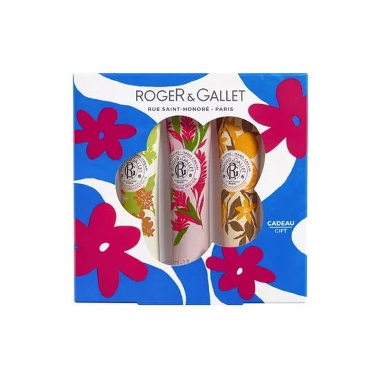 Roger&Gallet Trío de Cremas Manos y Uñas Energizante 3x30ml