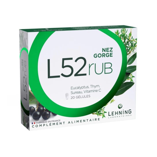 Lehning L52 Rub Nariz Garganta 20caps