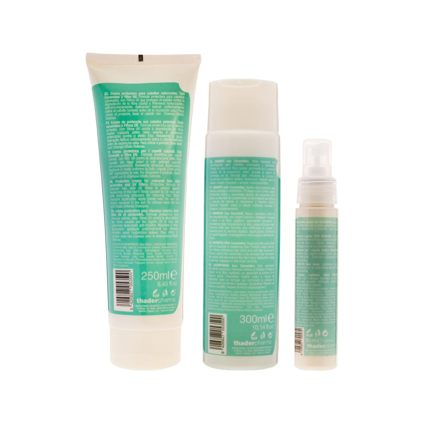 Th Pharma Tratamiento Solar Capilar Crema 250ml + Champú 300ml + Spray 60ml
