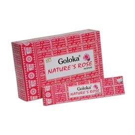 Goloka Nature's Incienso Rosa 12x15g