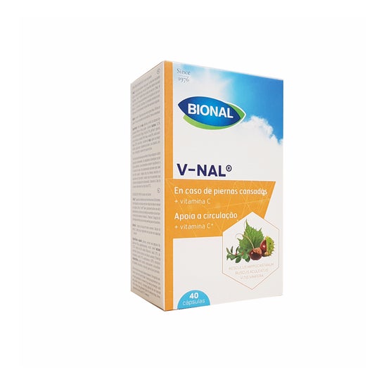 Bional Venal Con Vid Roja Piernas Cansadas Y Pesadas 40cáps.