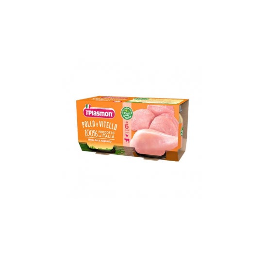 Plasmon Omog Chicken/Vtl 4X80G
