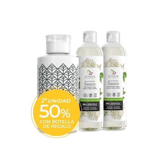 Armonía Pack Agua Micelar Saúco Bio 300 ml + 300 ml
