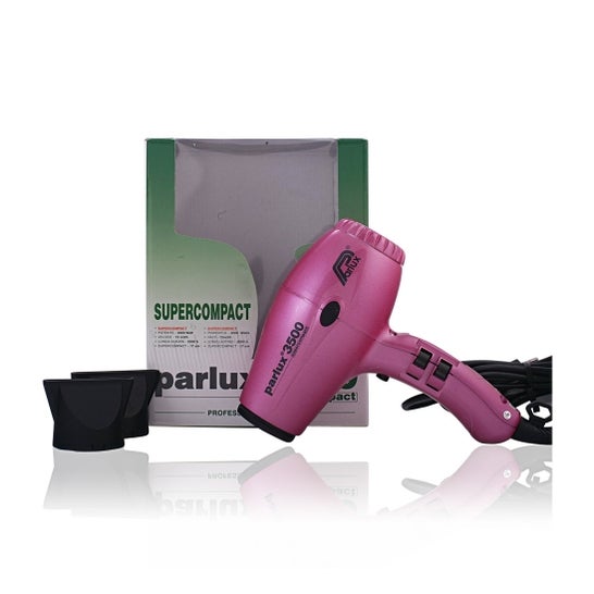 Parlux 3500 Hair Dryer Supercompact Pink 1 ud