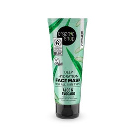 Organic Shop Aloe & Avocado Deep Hydration Face Mask 75ml
