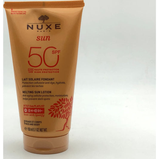 Nuxe Sun Leche Solar Fundente Alta Protección Rostro y Cuerpo SPF50 150ml