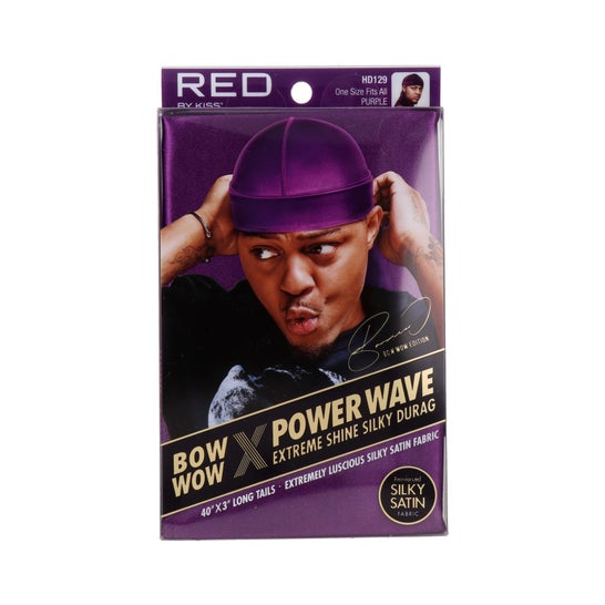 Red By Kiss Power Wave Extreme Silky Durag Purple 1 ud