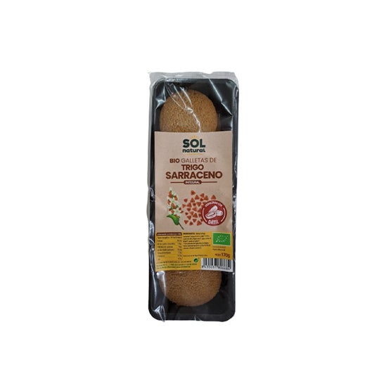 Solnatural Galleta Trigo Sarraceno Endulzada Dátiles Bio 170 g