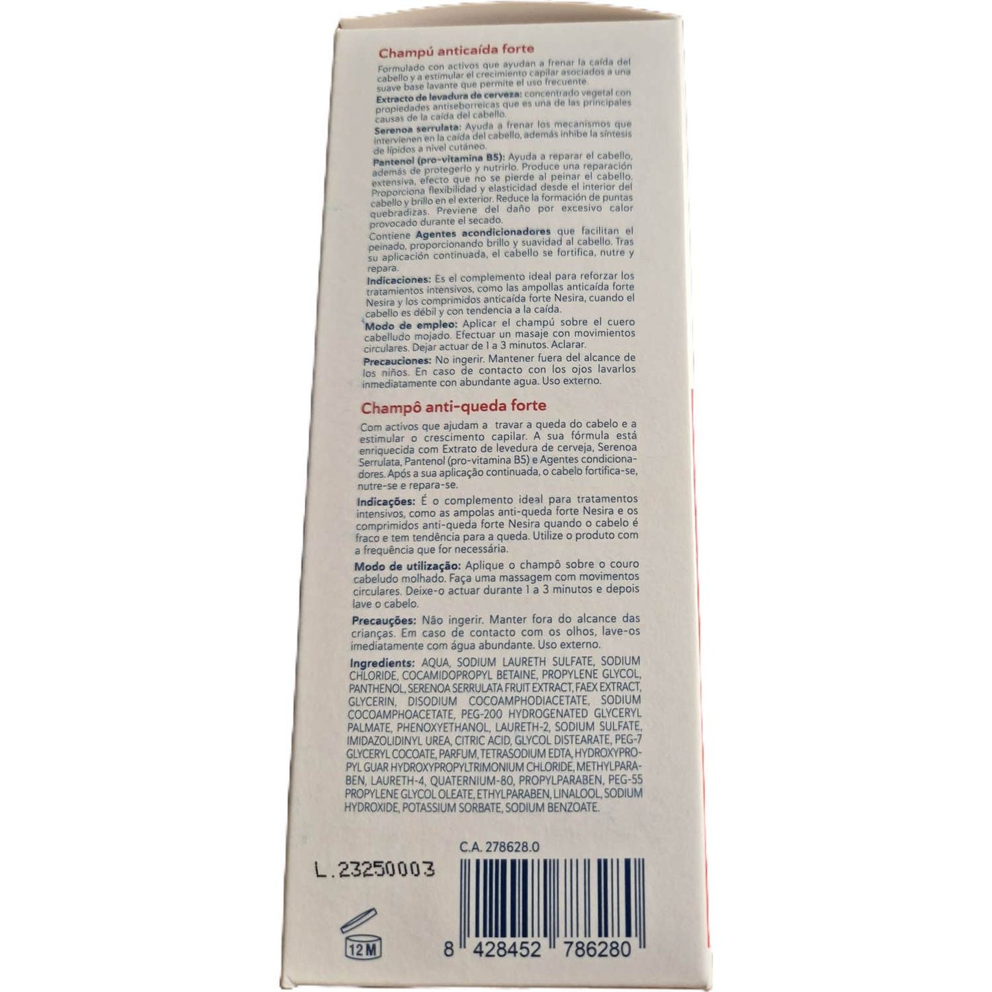 Acofarma Nesira Pack Anticaída Ampollas + Champú