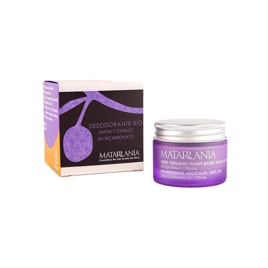 Matarrania Desodorante Limón Tomillo Crema Bio 30ml