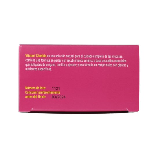 Vitalart Cándida 30comp + 30 Perlas