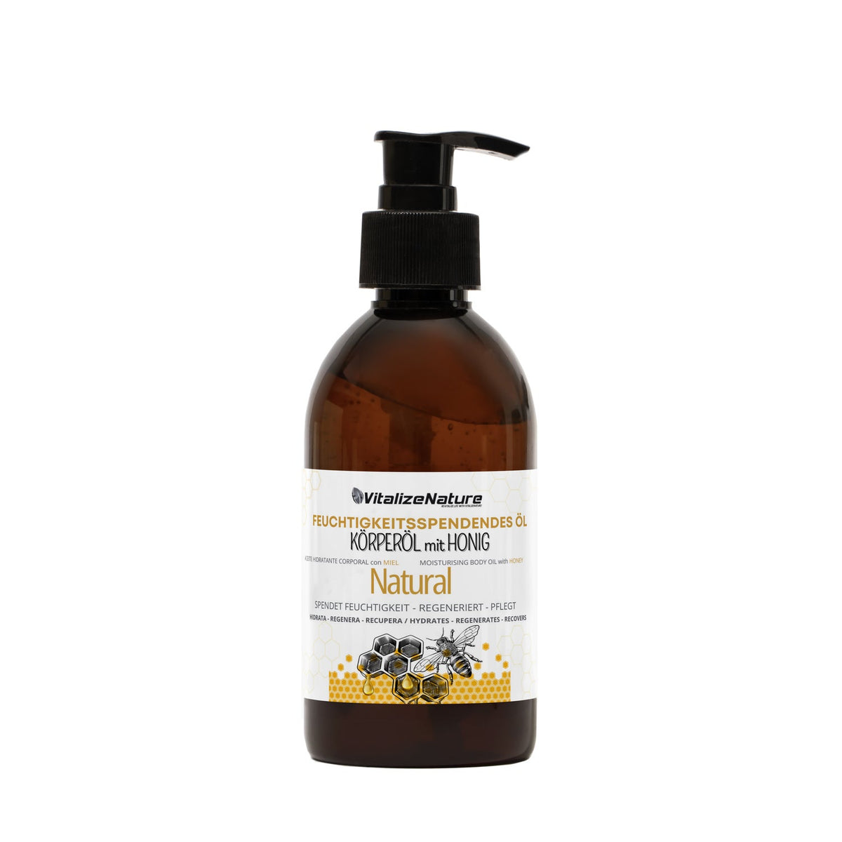 VitalizeNature Aceite Hidratante Corporal Miel 250 ml