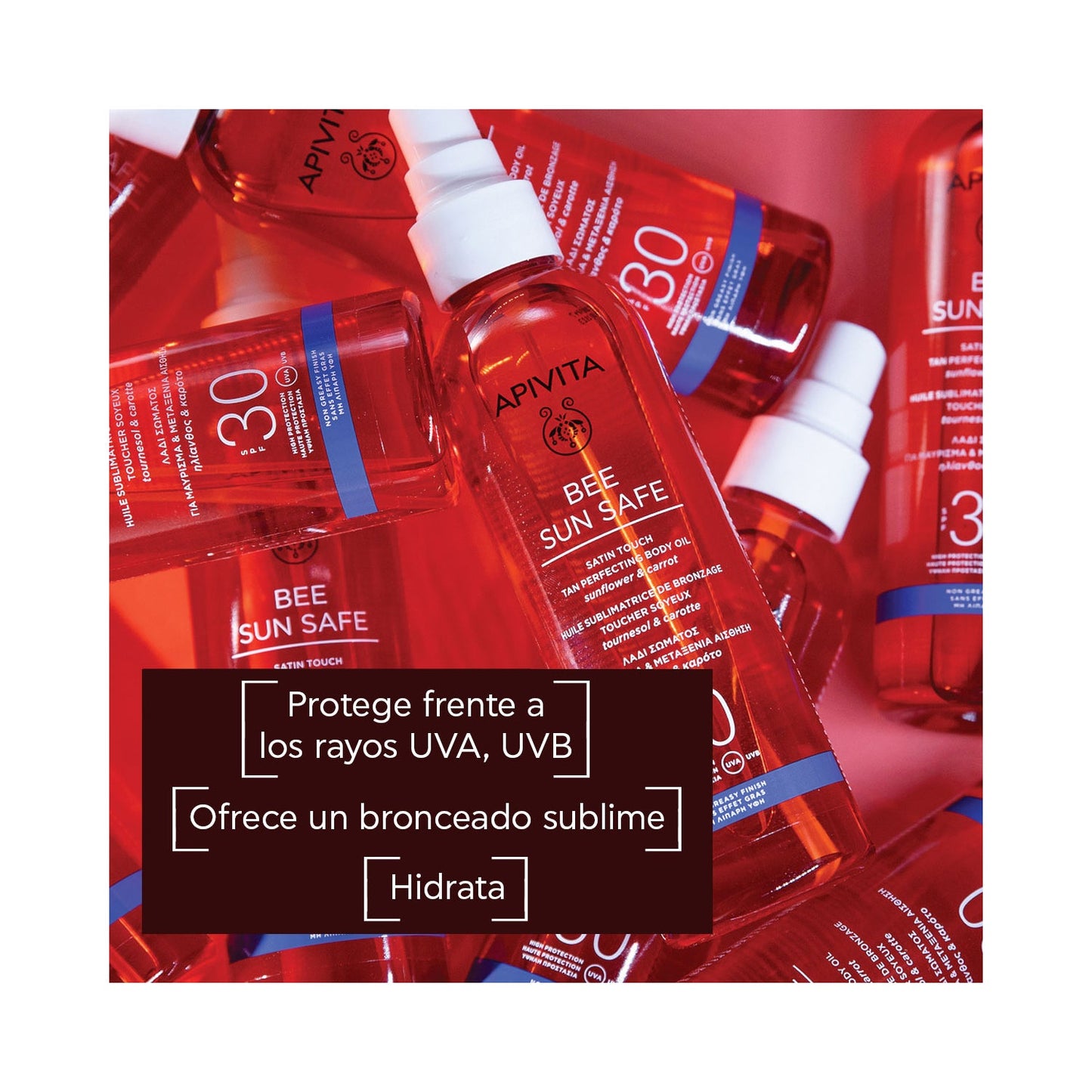 Apivita Bee Sun Safe Aceite Corporal Bronceado SPF30 200ml