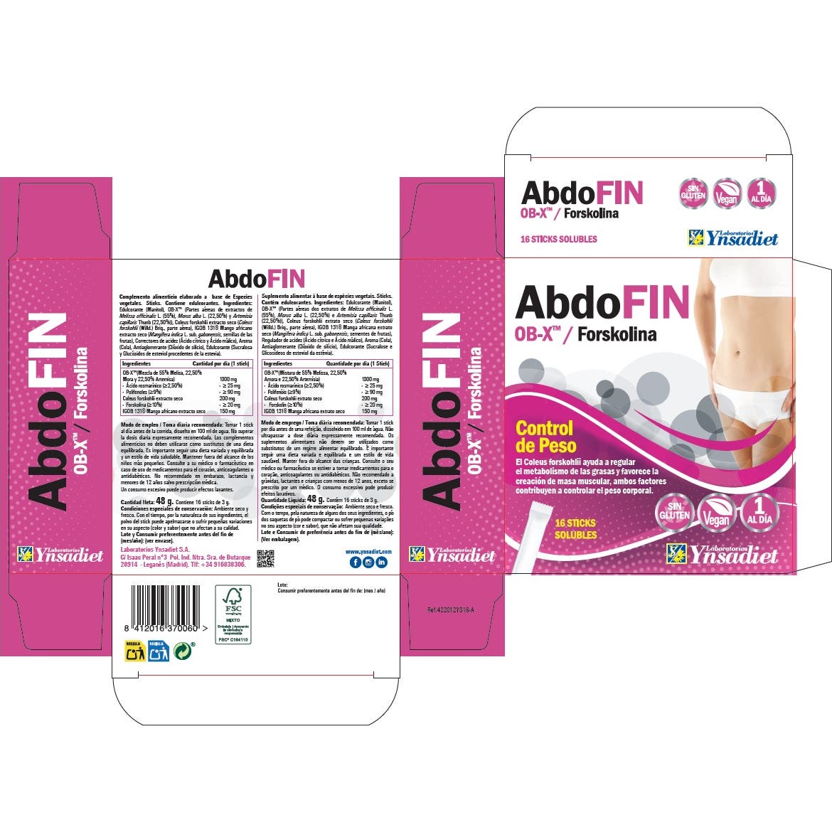 Ynsadiet Abdofin 16 sticks