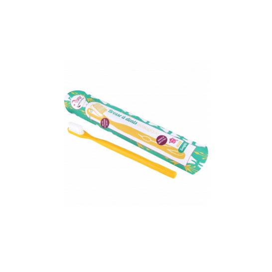 Lamazuna Cepillo Dientes Amarillo Flexible Recarga