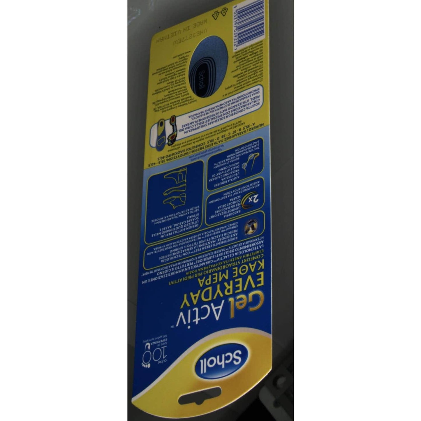 Scholl Gel Activ Uso Diario Talla 35,5-40,5 1par