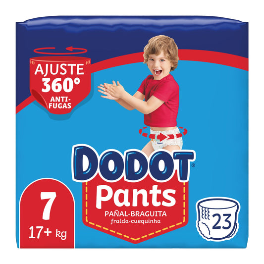 Dodot Pañales Infantiles Pants 7 +17kg 23uds